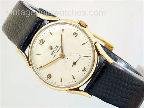 1951 rolex solid gold watch|1951 Rolex .